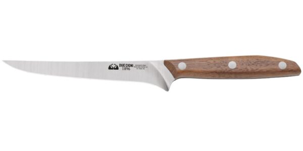 Coltello Disosso Due Cigni Linea 1896 in noce 15 cm 2C-1006-NO