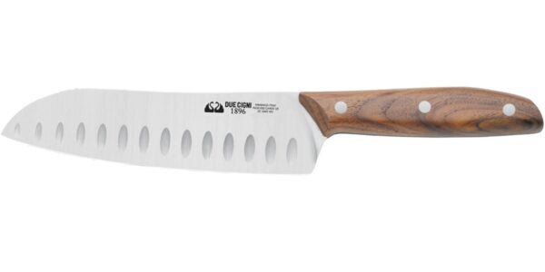 Coltello Santoku Due Cigni Linea 1896 in noce 18 cm 2C-1005-NO