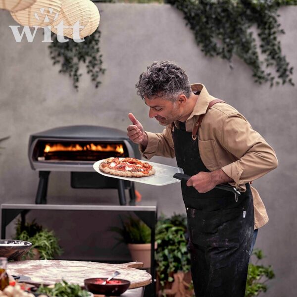 Kit forno pizza Etna Rotante 2.0 Witt + pala in alluminio 35 cm - immagine 3