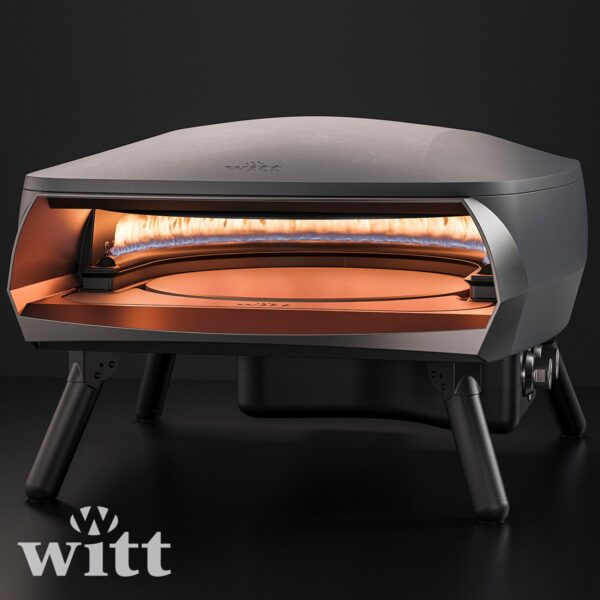 Kit forno pizza Etna Rotante 2.0 Witt + pala in alluminio 35 cm - immagine 4