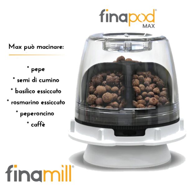 Capsula FinaPod MAX per macina spezie elettrico FinaMilll FM132-1 - immagine 2