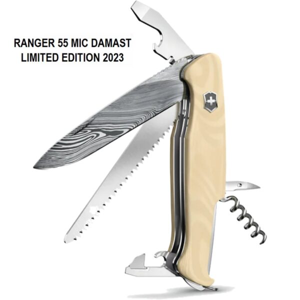 Victorinox Ranger 55 Mic Damast Limited Edition 2023 V-0.9561.J23