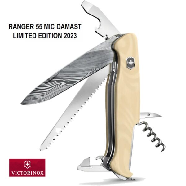 Victorinox Ranger 55 Mic Damast Limited Edition 2023 V-0.9561.J23 - immagine 6