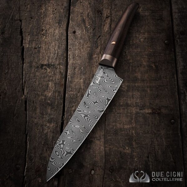 Coltello Coquus Damascus Due Cigni Chef 20cm 2C 2105 DGD - immagine 3