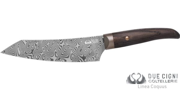 Coltello Coquus Damascus Due Cigni Kengata 18cm 2C 2102 DGD - immagine 2