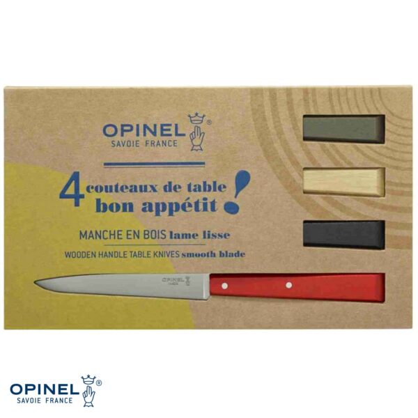 Set Opinel 4 coltelli da tavola N°125 Bon Appetit Loft O-1534 - immagine 6