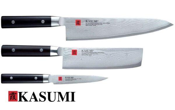 Set Kasumi serie Damascus 3 coltelli - immagine 2