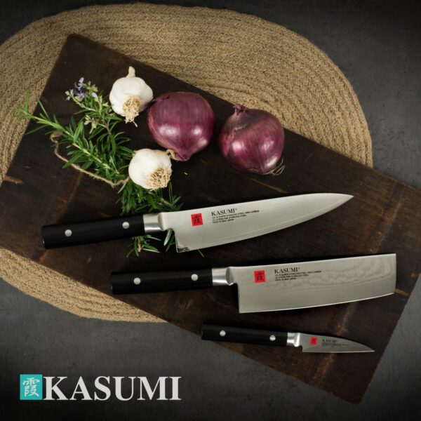 Set Kasumi serie Damascus 3 coltelli - immagine 3