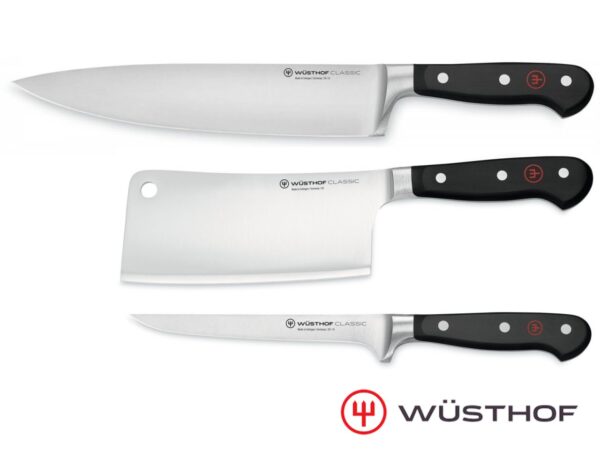 Set 3 coltelli da carne Wusthof serie Classic - immagine 2