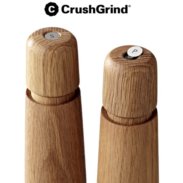 Set of 2 sale e pepe Stockholm in quercia CrushGrind CG2STO17OILWO - immagine 3