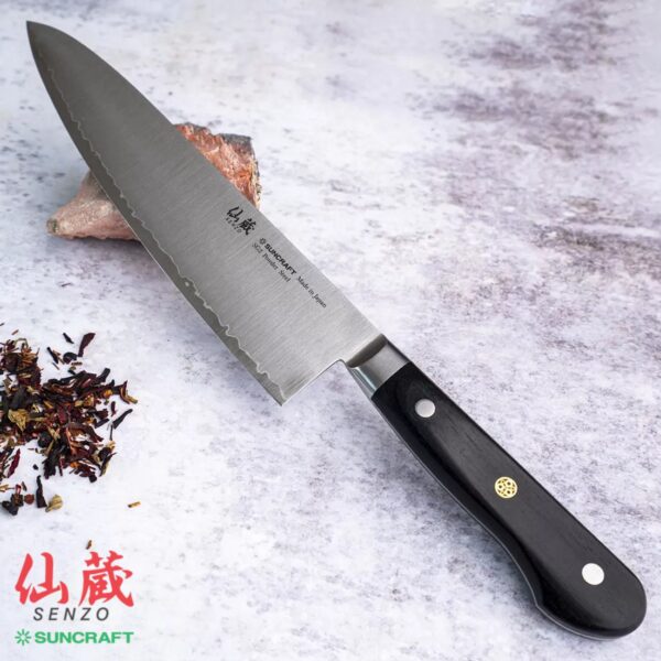 Coltello Chef Suncraft Senzo Professional 21 cm MP-04 - immagine 7