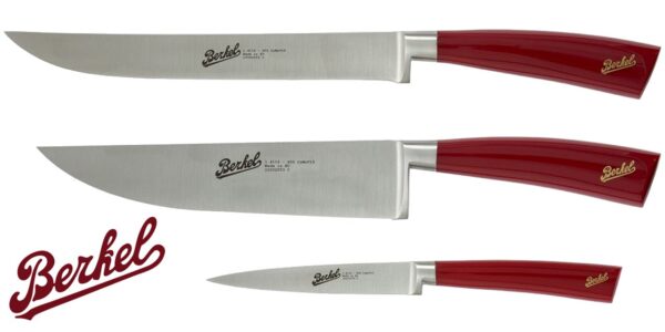 Set Chef 3 coltelli Berkel Elegance KEP3CS00SR - immagine 2