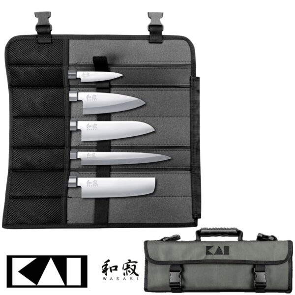 Set coltelli da cucina Kai Wasabi + Borsa portacoltelli DM-0781JP67 - immagine 2
