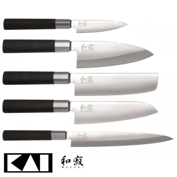 Set coltelli da cucina Kai Wasabi + Borsa portacoltelli DM-0781JP67 - immagine 3