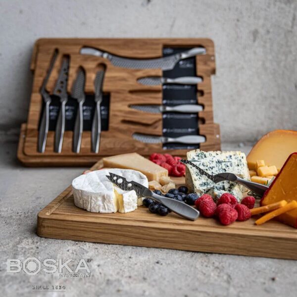 Set 10 coltelli da formaggio Boska Monaco+ con tagliere e cassetto 307105 - immagine 6