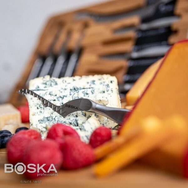 Set 10 coltelli da formaggio Boska Monaco+ con tagliere e cassetto 307105 - immagine 7
