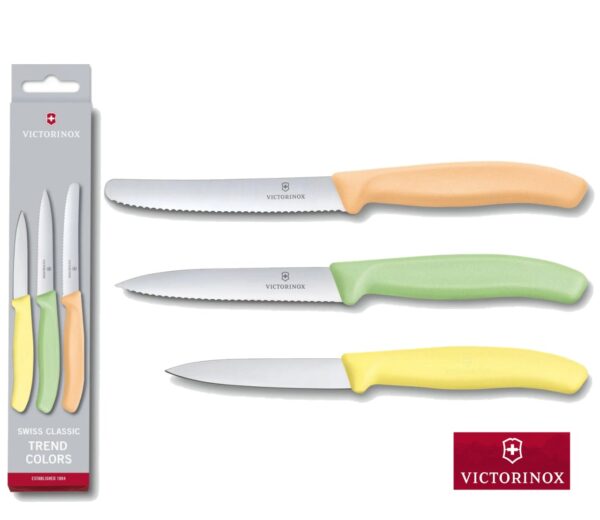 Set 3 coltelli Victorinox linea Swiss Classic Trend Colors 6.7116.34L2 - immagine 2