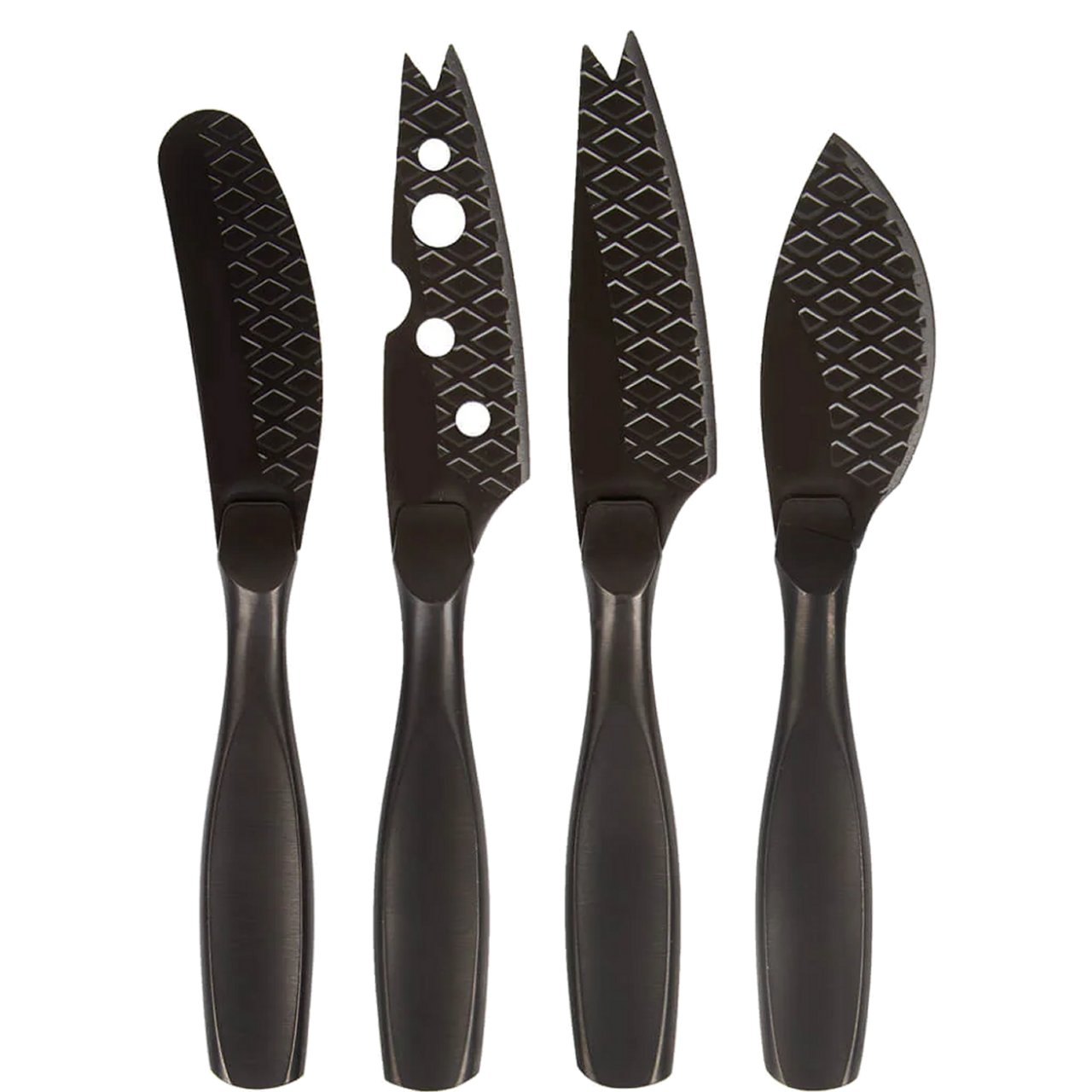 Set 4 coltelli da formaggio Monaco+ nero Boska 307088