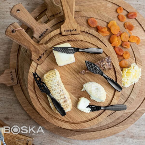 Set 4 coltelli da formaggio Monaco+ nero Boska 307088 - immagine 4