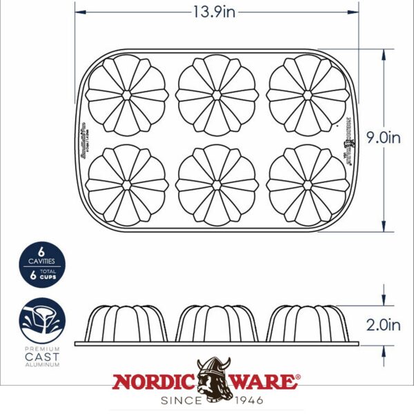 Stampo Bundlette Nordic Ware NW 50624 - immagine 5