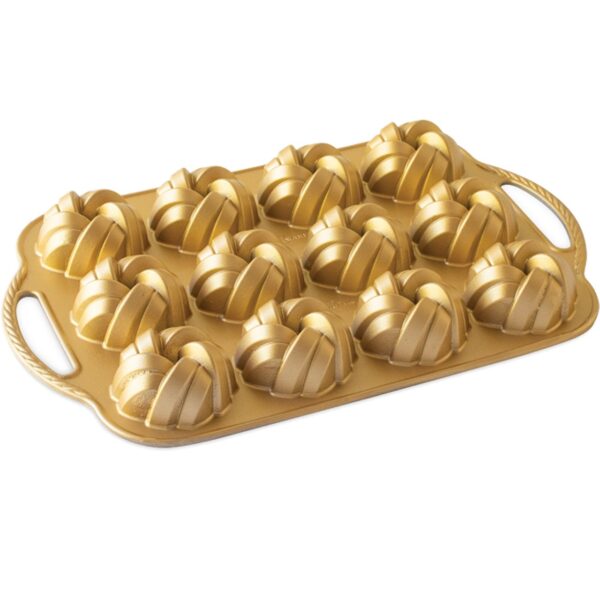 Stampo 75th Anniversary Braided mini Bundt Nordic Ware NW 95377