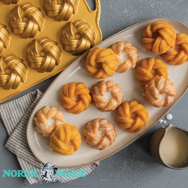 Stampo 75th Anniversary Braided mini Bundt Nordic Ware NW 95377 - immagine 5