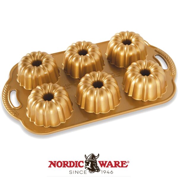 Stampo 6 Anniversary Bundtlette Nordic Ware NW 86277 - immagine 2