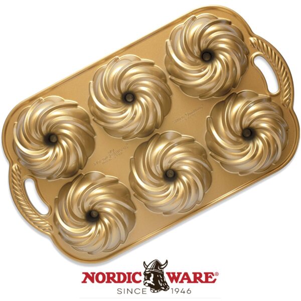 Stampo Swirl Bundtlette Nordic Ware NW 93977 - immagine 2