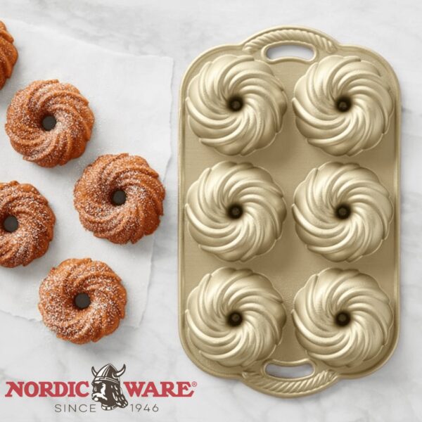 Stampo Swirl Bundtlette Nordic Ware NW 93977 - immagine 3