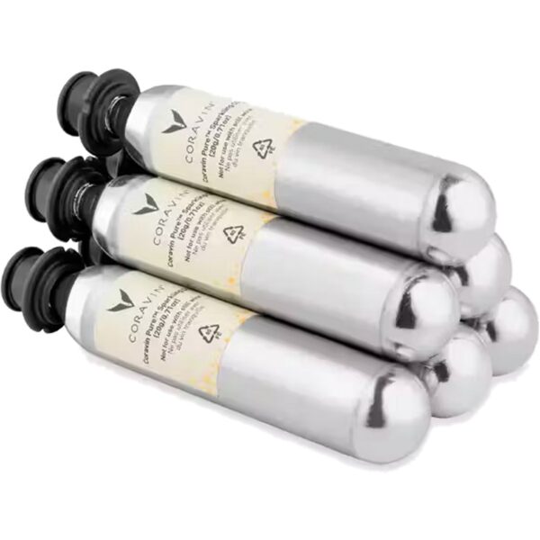 Coravin Capsula CO2 Pure per sistema mescita spumante confezione 6 pezzi 412030