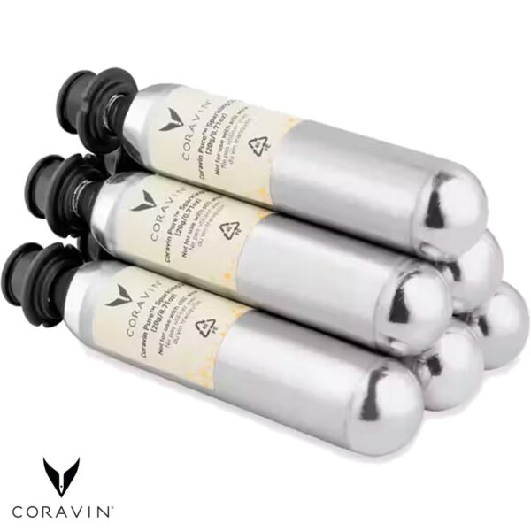 Coravin Capsula CO2 Pure per sistema mescita spumante confezione 6 pezzi 412030 - immagine 2