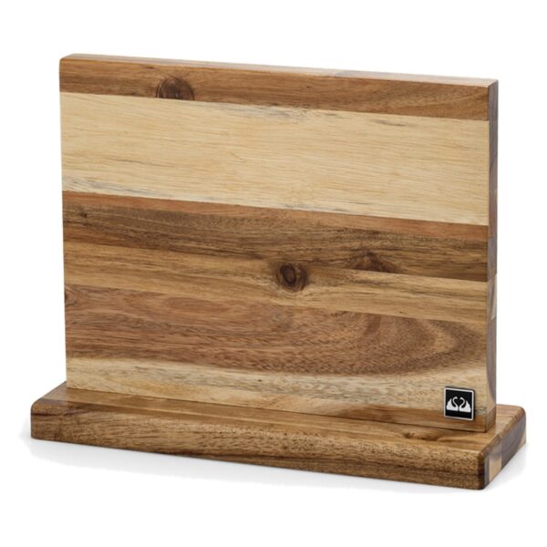 Ceppo magnetico Due Cigni in legno di acacia 2C C350