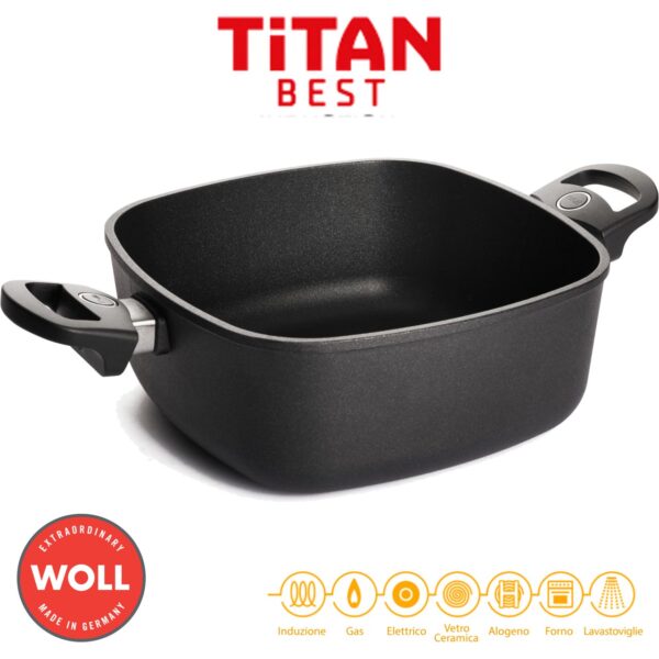 Casseruola quadrata Woll Titan Best WLL 102TBI - immagine 2