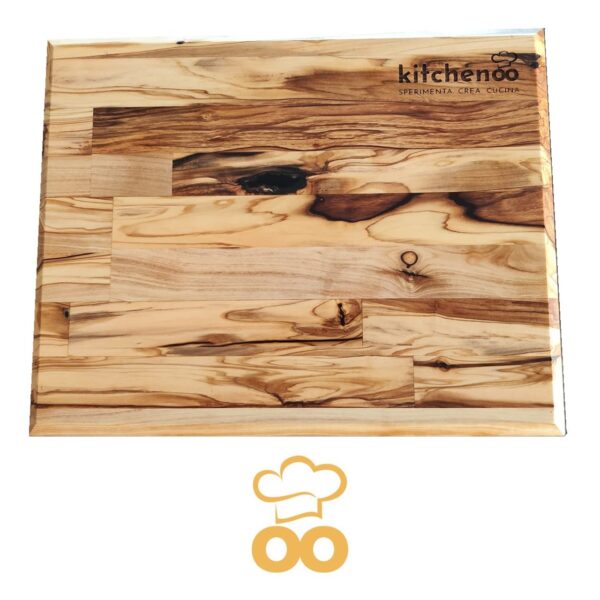 Tagliere artigianale in legno di olivo TA006 - immagine 3