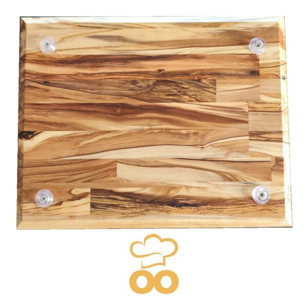 Tagliere artigianale in legno di olivo TA006 - immagine 4