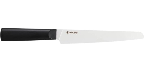 Coltello ceramica Kyocera Chowa da Pane microzigrinato 18 cm TK181WHBK