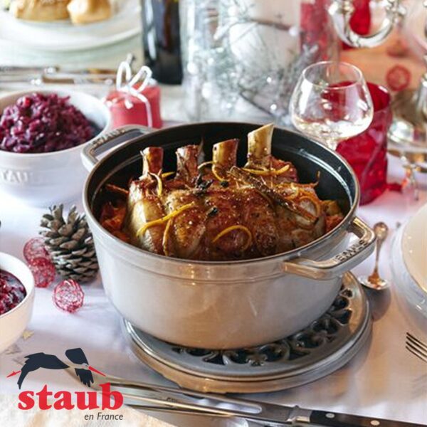 Cocotte rotonda Staub in ghisa 26 cm 40510-26 - immagine 6