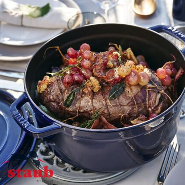 Cocotte rotonda Staub in ghisa 26 cm 40510-26 - immagine 7