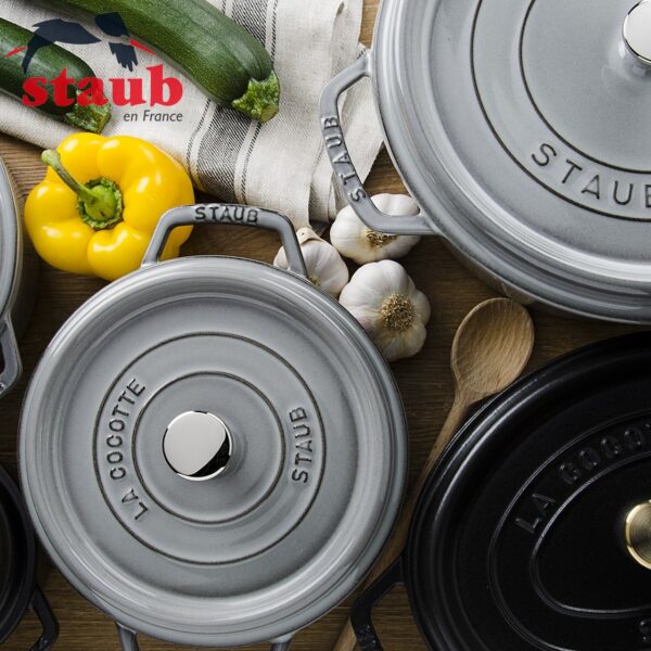 Cocotte rotonda Staub in ghisa 20 cm 40509-20 - immagine 6