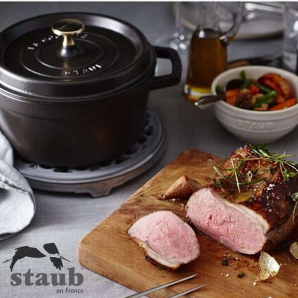 Cocotte rotonda Staub in ghisa 20 cm 40509-20 - immagine 7