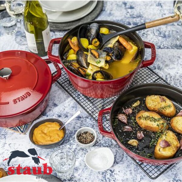 Set pentole in ghisa Staub 3 pezzi impilabili 40508-3 - immagine 7
