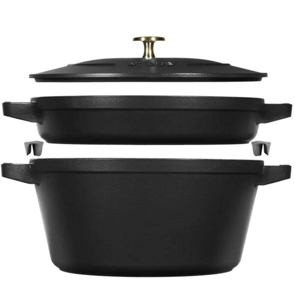 Set pentole in ghisa Staub 2 pezzi impilabili 40508-2