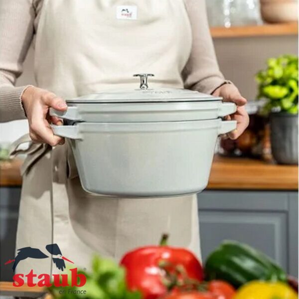 Set pentole in ghisa Staub 2 pezzi impilabili 40508-2 - immagine 8