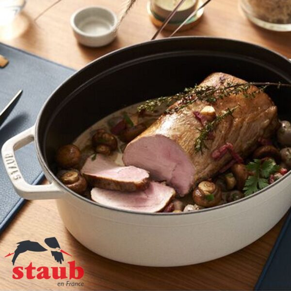 Cocotte ovale Staub in ghisa 31 cm 40509-31 - immagine 10