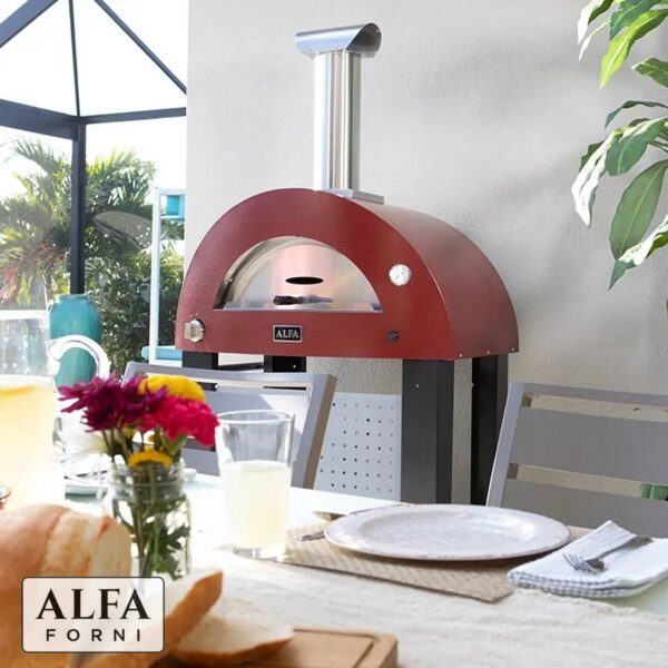 Forno pizza Alfa Forni Moderno 2 pizze a legna o gas/ibrido FXMD-2P-L - immagine 5