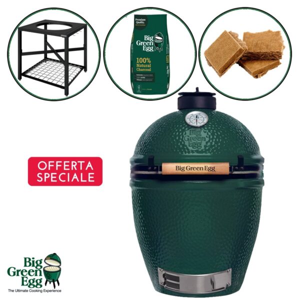 Set completo Big Green Egg Large + Egg Frame - immagine 4