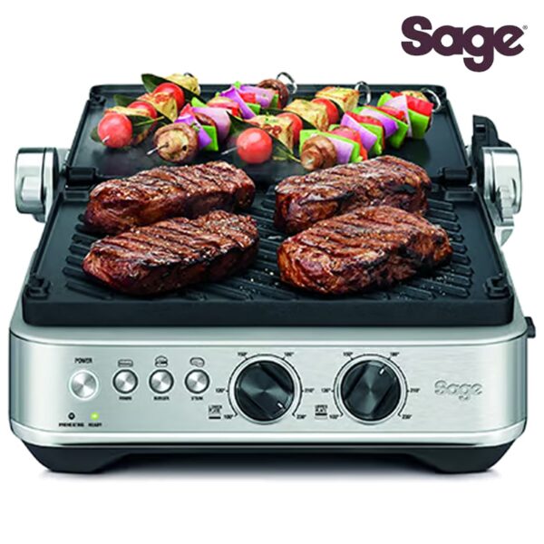 Sage piastra e grill The BBQ & Press Grill SGR700BSS4EEU1 - immagine 3