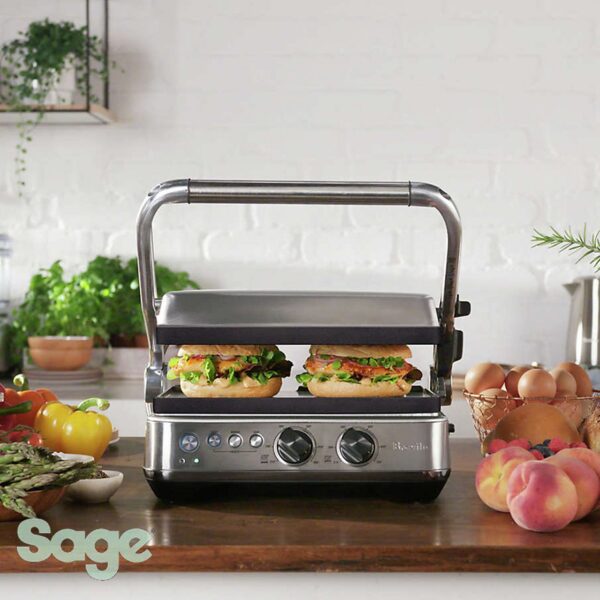 Sage piastra e grill The BBQ & Press Grill SGR700BSS4EEU1 - immagine 5