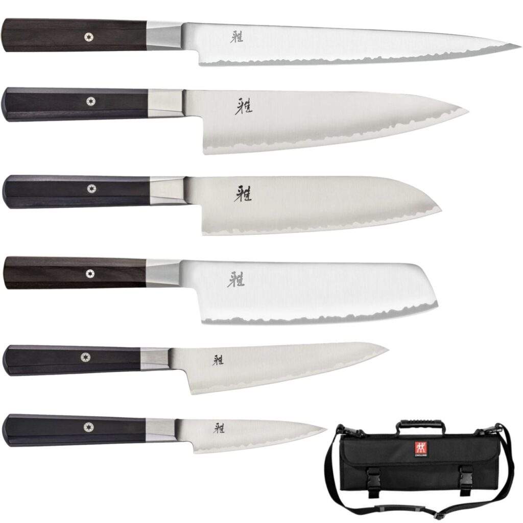Set 6 coltelli Miyabi 4000 FC con borsa porta coltelli rigida