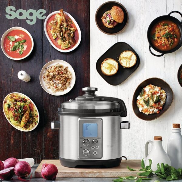 Sage pentola multifunzione The Fast Slow Pro SPR700BSS4EEU1 - immagine 4